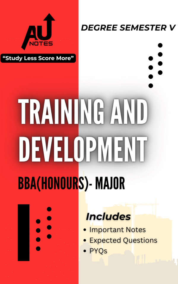 Training And Development