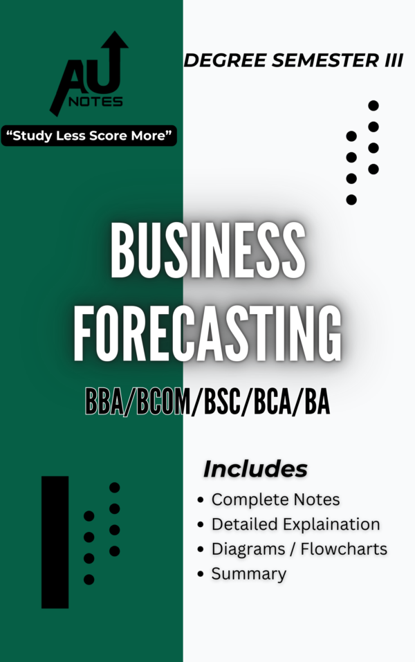Business Forecasting
