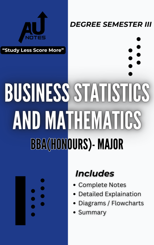 Business Statistics and Mathematics